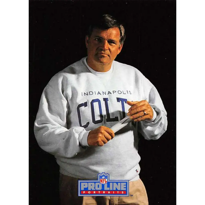 1991 Pro Line Portraits #170 Ron Meyer EX-NM Indianapolis Colts Football Card - Football Card Single