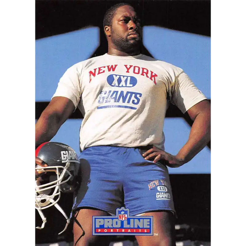 1991 Pro Line Portraits #171 William Roberts EX-NM New York Giants Football Card - Football Card Single