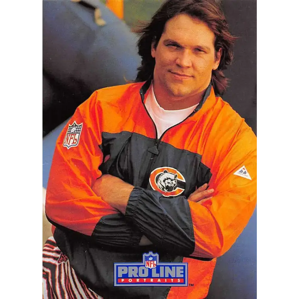 1991 Pro Line Portraits #173 Steve McMichael EX-NM Chicago Bears Football Card - Football Card Single