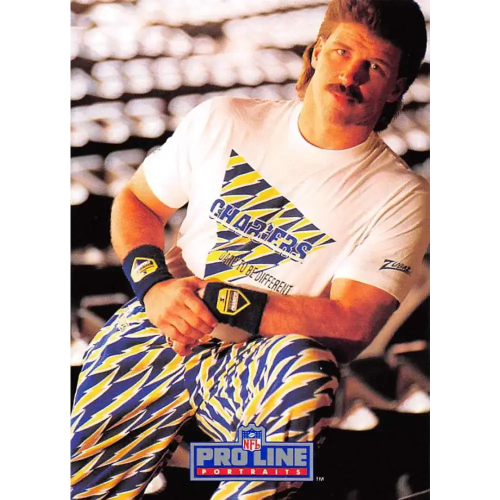 1991 Pro Line Portraits #185 Billy Ray Smith EX-NM San Diego Chargers Football Card - Football Card Single