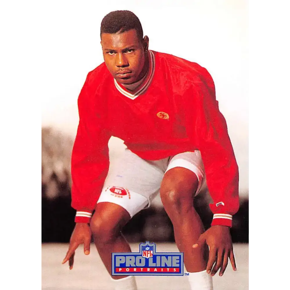 1991 Pro Line Portraits #186 David Whitmore EX-NM RC Rookie San Francisco 49ers Football Card - Football Card Single