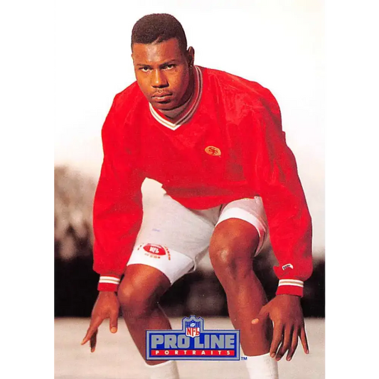 1991 Pro Line Portraits #186 David Whitmore EX-NM RC Rookie San Francisco 49ers Football Card - Football Card Single