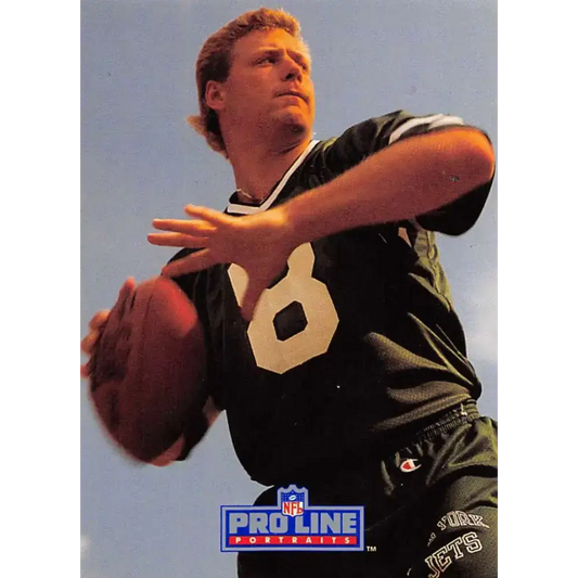 1991 Pro Line Portraits #188 Browning Nagle EX-NM RC Rookie New York Jets Football Card - Football Card Single