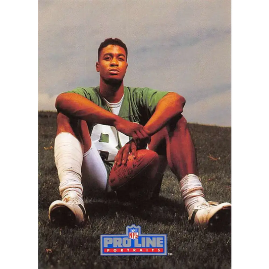 1991 Pro Line Portraits #19 Rob Moore EX-NM New York Jets Football Card - Football Card Single
