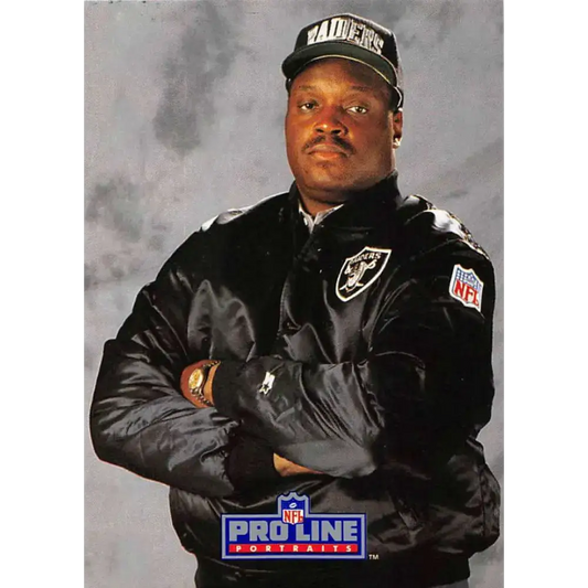 1991 Pro Line Portraits #190 Art Shell EX-NM Los Angeles Raiders Football Card - Football Card Single