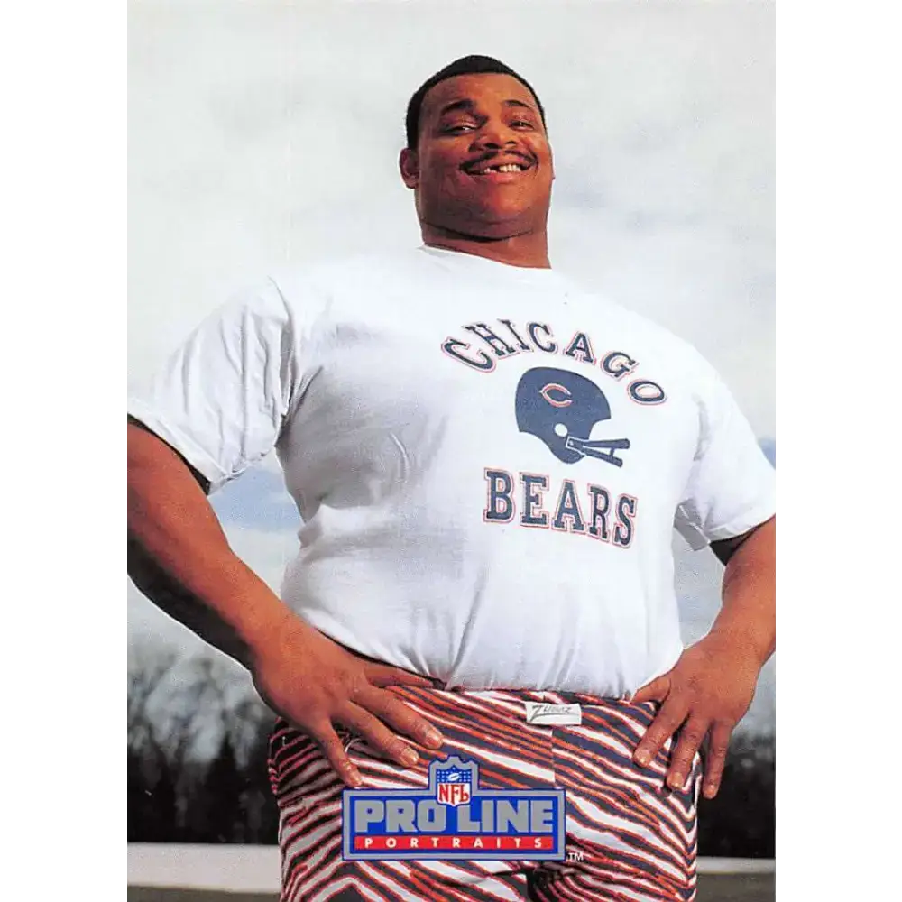 1991 Pro Line Portraits #192 William Perry EX-NM Chicago Bears Football Card - Football Card Single
