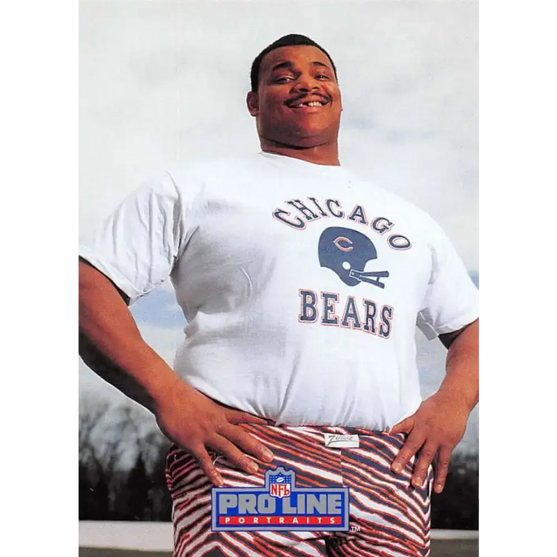 1991 Pro Line Portraits #192 William Perry EX-NM Chicago Bears Football Card - Football Card Single