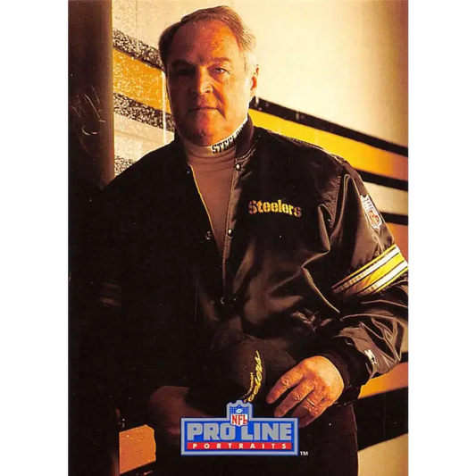 1991 Pro Line Portraits #193 Chuck Noll EX-NM Pittsburgh Steelers Football Card - Football Card Single