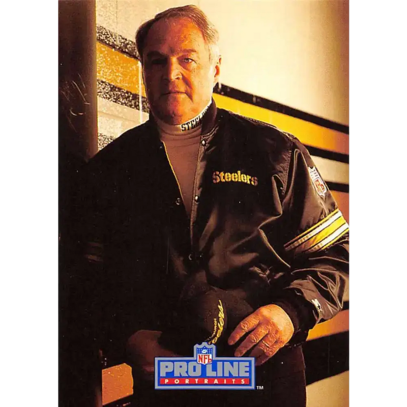 1991 Pro Line Portraits #193 Chuck Noll EX-NM Pittsburgh Steelers Football Card - Football Card Single