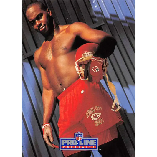1991 Pro Line Portraits #196 Derrick Thomas EX-NM Kansas City Chiefs Football Card - Football Card Single