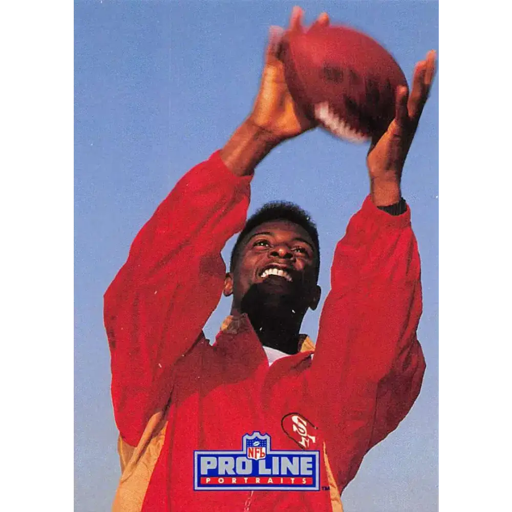 1991 Pro Line Portraits #201 Jerry Rice EX-NM San Francisco 49ers Football Card - Football Card Single