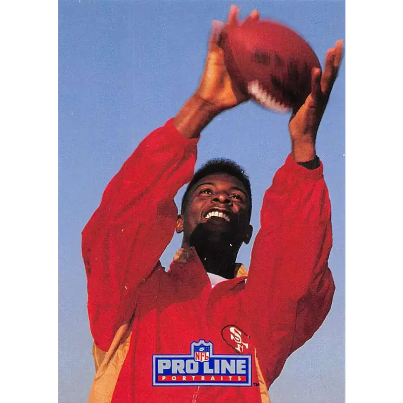 1991 Pro Line Portraits #201 Jerry Rice EX-NM San Francisco 49ers Football Card - Football Card Single
