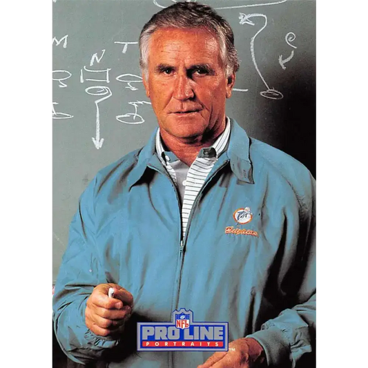 1991 Pro Line Portraits #205 Don Shula EX-NM Miami Dolphins Football Card - Football Card Single