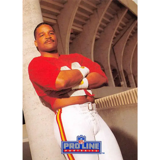 1991 Pro Line Portraits #208 Deron Cherry EX-NM Kansas City Chiefs Football Card - Football Card Single