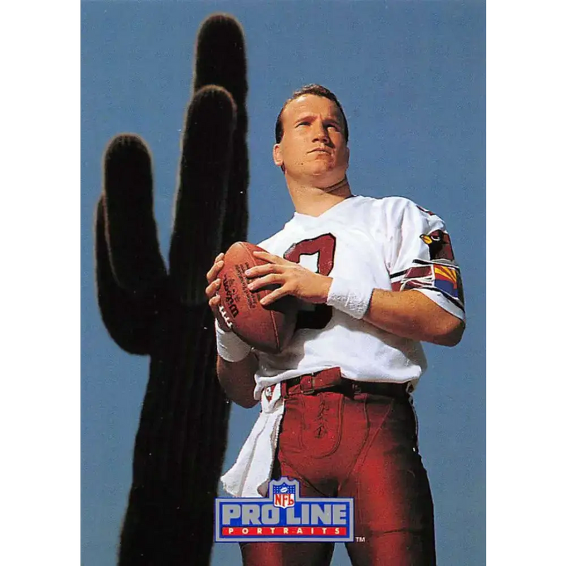 1991 Pro Line Portraits #21 Timm Rosenbach EX-NM Phoenix Cardinals Football Card - Football Card Single