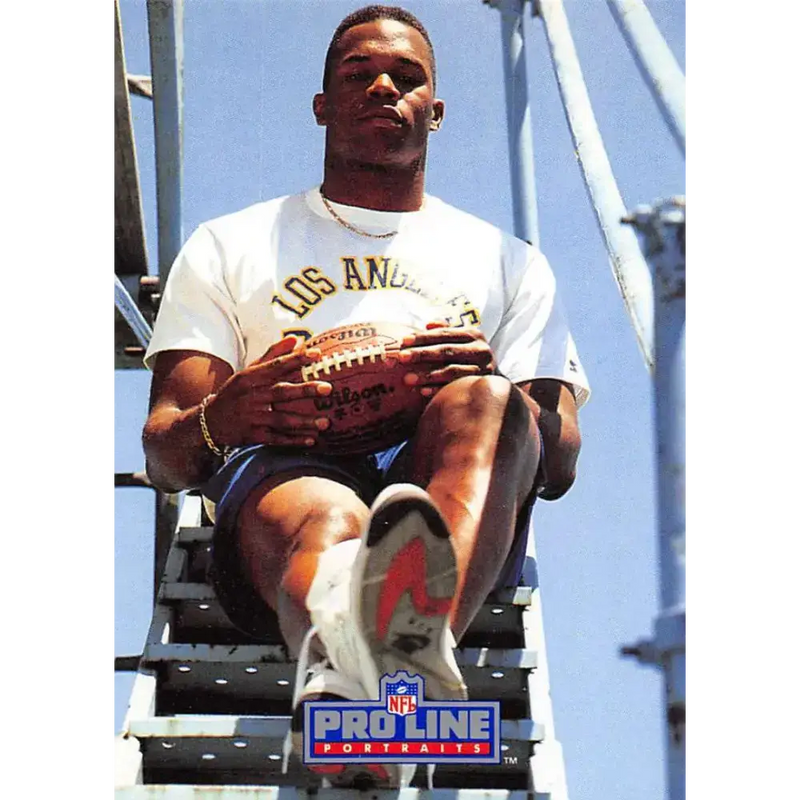 1991 Pro Line Portraits #210 Roman Phifer EX-NM RC Rookie Los Angeles Rams Football Card - Football Card Single