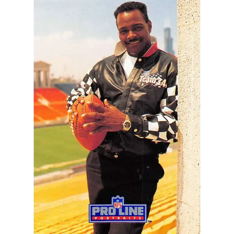 1991 Pro Line Portraits #215 Walter Payton EX-NM Chicago Bears Football Card - Football Card Single