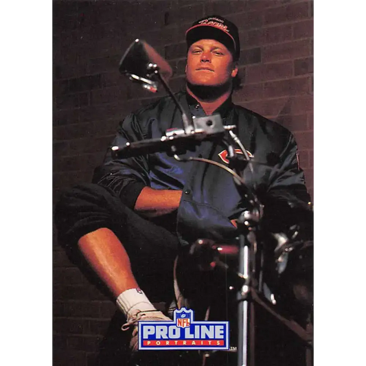 1991 Pro Line Portraits #218 Tom Thayer EX-NM Chicago Bears Football Card - Football Card Single