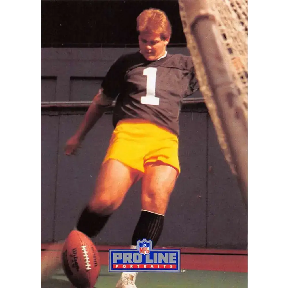 1991 Pro Line Portraits #22 Gary Anderson EX-NM Pittsburgh Steelers Football Card - Football Card Single
