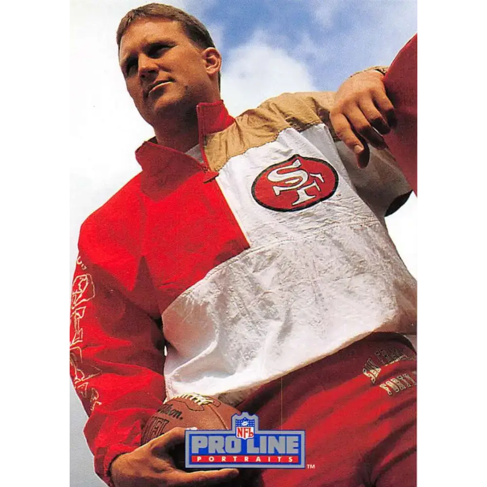 1991 Pro Line Portraits #223 Brent Jones EX-NM San Francisco 49ers Football Card - Football Card Single