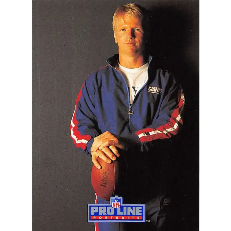 1991 Pro Line Portraits #227 Phil Simms EX-NM New York Giants Football Card - Football Card Single