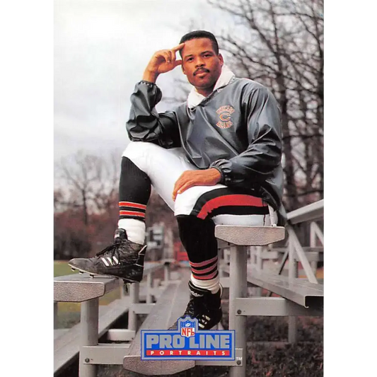 1991 Pro Line Portraits #228 Shaun Gayle EX-NM Chicago Bears Football Card - Football Card Single
