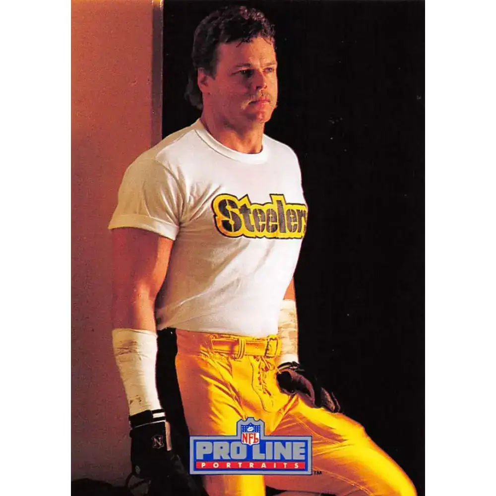1991 Pro Line Portraits #231 Bryan Hinkle EX-NM Pittsburgh Steelers Football Card - Football Card Single