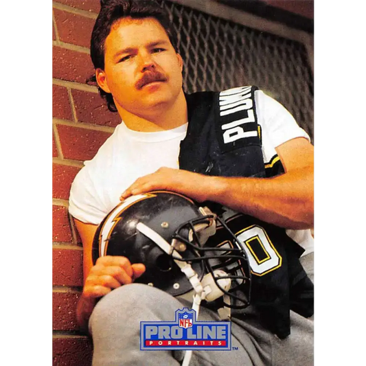 1991 Pro Line Portraits #232 Gary Plummer EX-NM San Diego Chargers Football Card - Football Card Single