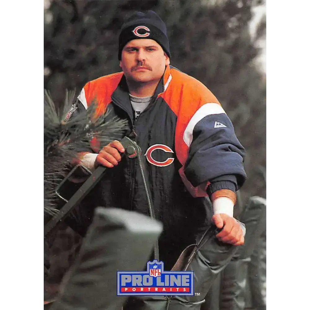 1991 Pro Line Portraits #238 Jim Covert EX-NM Chicago Bears Football Card - Football Card Single