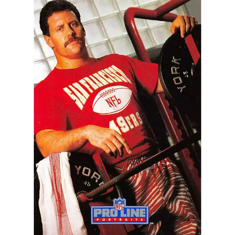 1991 Pro Line Portraits #24 Kevin Fagan EX-NM San Francisco 49ers Football Card - Football Card Single