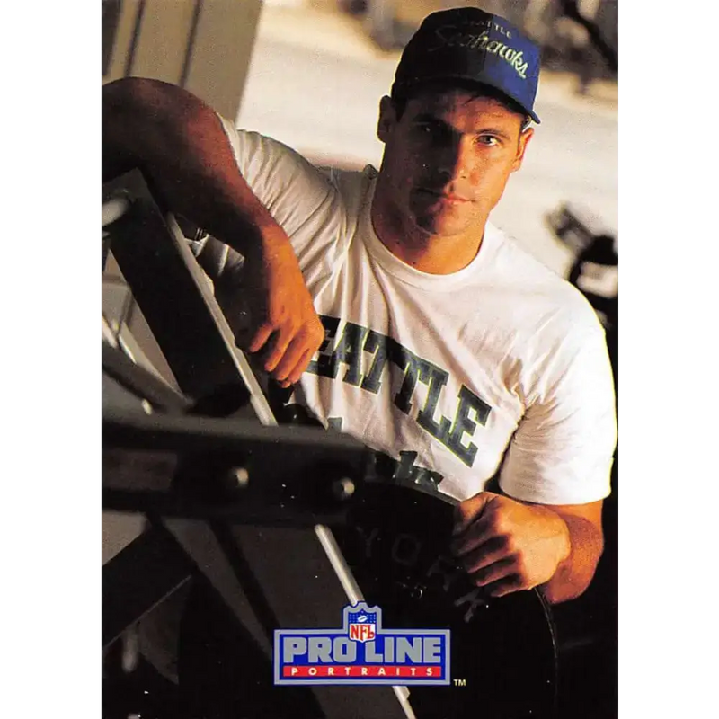 1991 Pro Line Portraits #241 David Wyman EX-NM Seattle Seahawks Football Card - Football Card Single