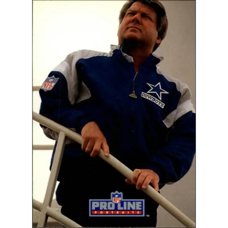 1991 Pro Line Portraits #244 Jimmy Johnson EX-NM Dallas Cowboys Football Card - Football Card Single