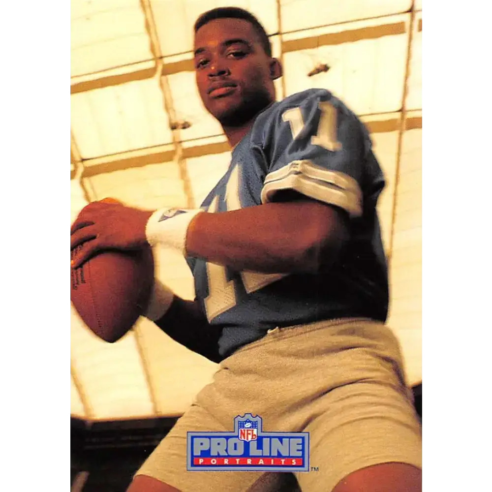 1991 Pro Line Portraits #247 Andre Ware EX-NM Detroit Lions Football Card - Football Card Single