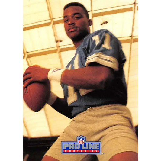 1991 Pro Line Portraits #247 Andre Ware EX-NM Detroit Lions Football Card - Football Card Single