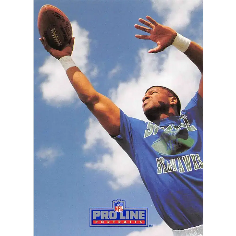 1991 Pro Line Portraits #25 Brian Blades EX-NM Seattle Seahawks Football Card - Football Card Single