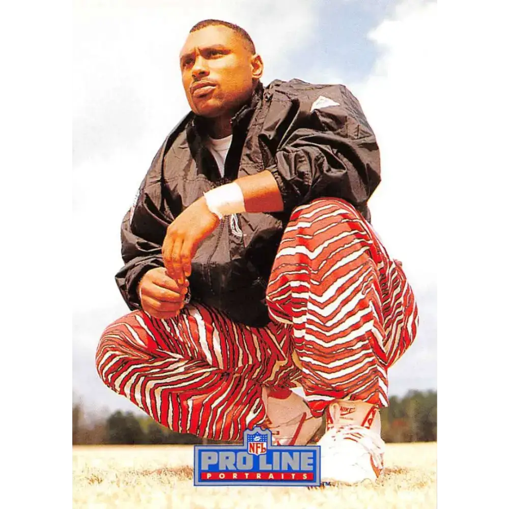 1991 Pro Line Portraits #255 Steve Broussard EX-NM Atlanta Falcons Football Card - Football Card Single