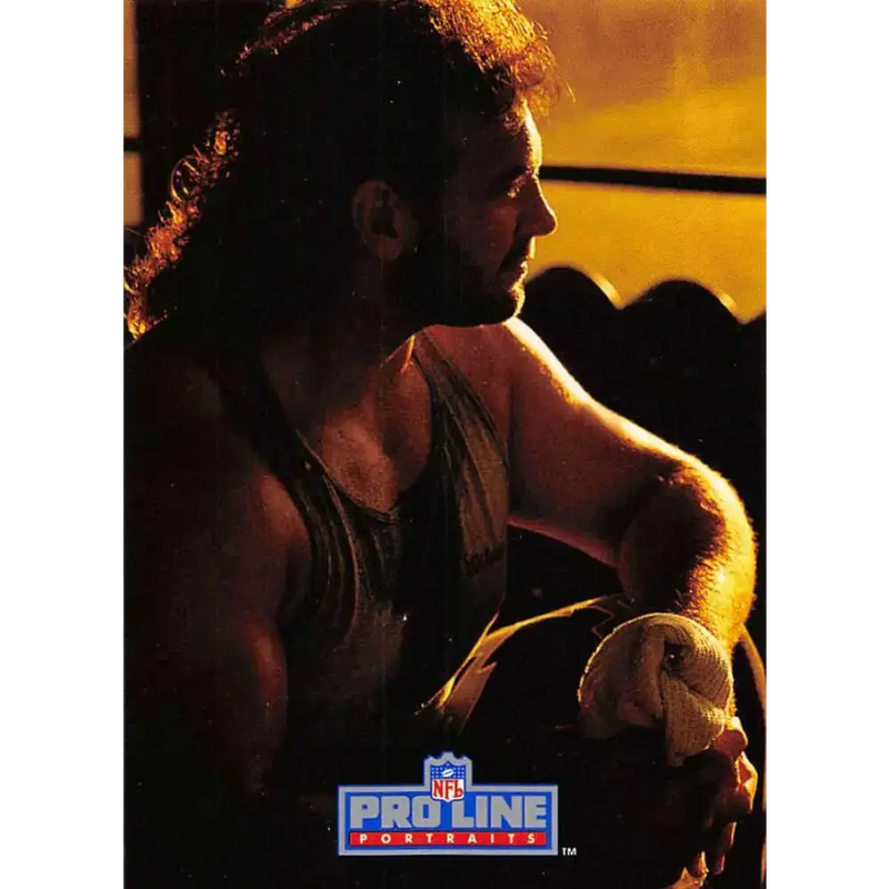 1991 Pro Line Portraits #258 Bob Golic EX-NM Los Angeles Raiders Football Card - Football Card Single
