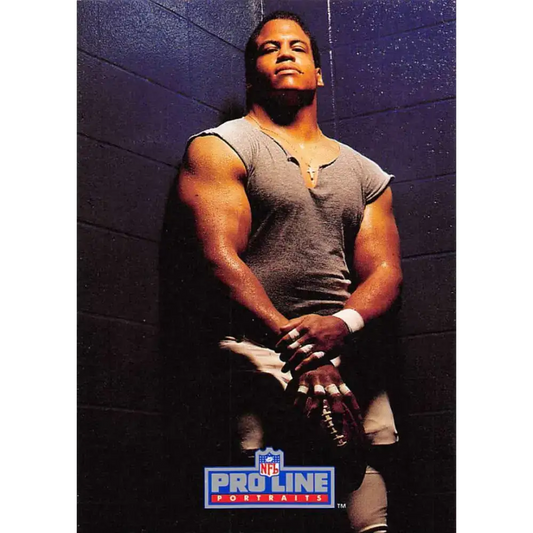 1991 Pro Line Portraits #262 Eric Dorsey EX-NM New York Giants Football Card - Football Card Single