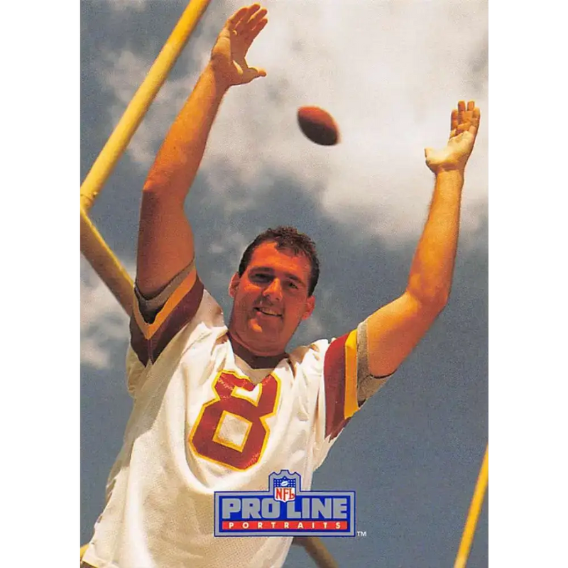 1991 Pro Line Portraits #266 Chip Lohmiller EX-NM Washington Redskins Football Card - Football Card Single