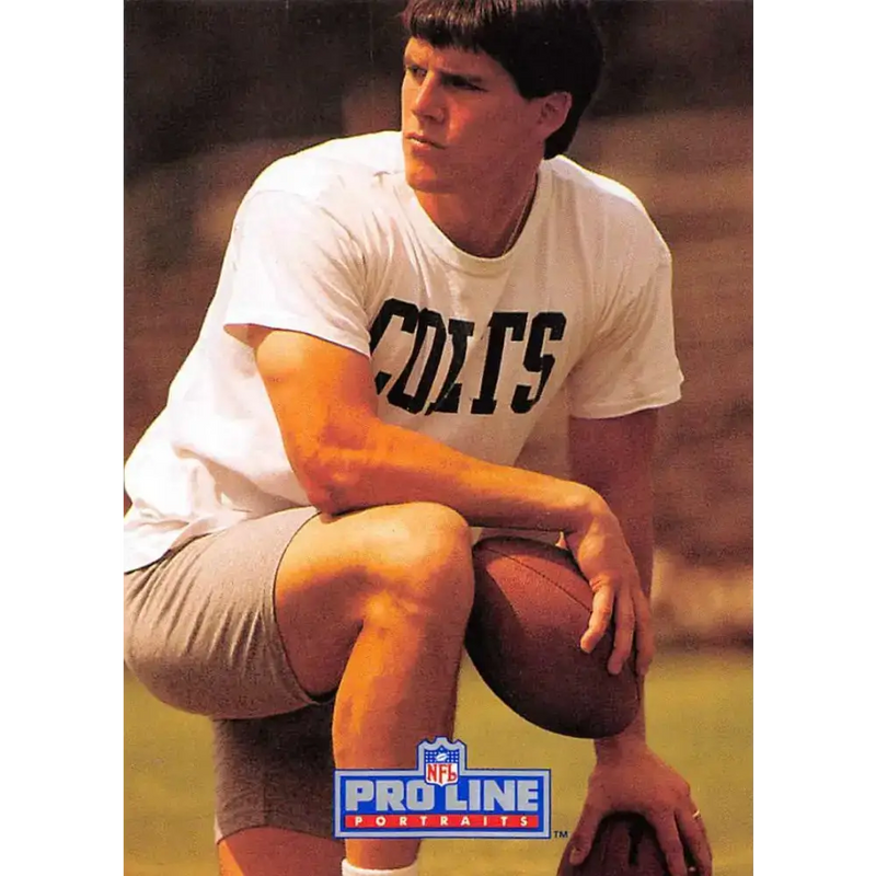 1991 Pro Line Portraits #270 Dean Biasucci EX-NM Indianapolis Colts Football Card - Football Card Single
