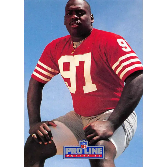 1991 Pro Line Portraits #272 Ted Washington EX-NM RC Rookie San Francisco 49ers Football Card - Football Card Single