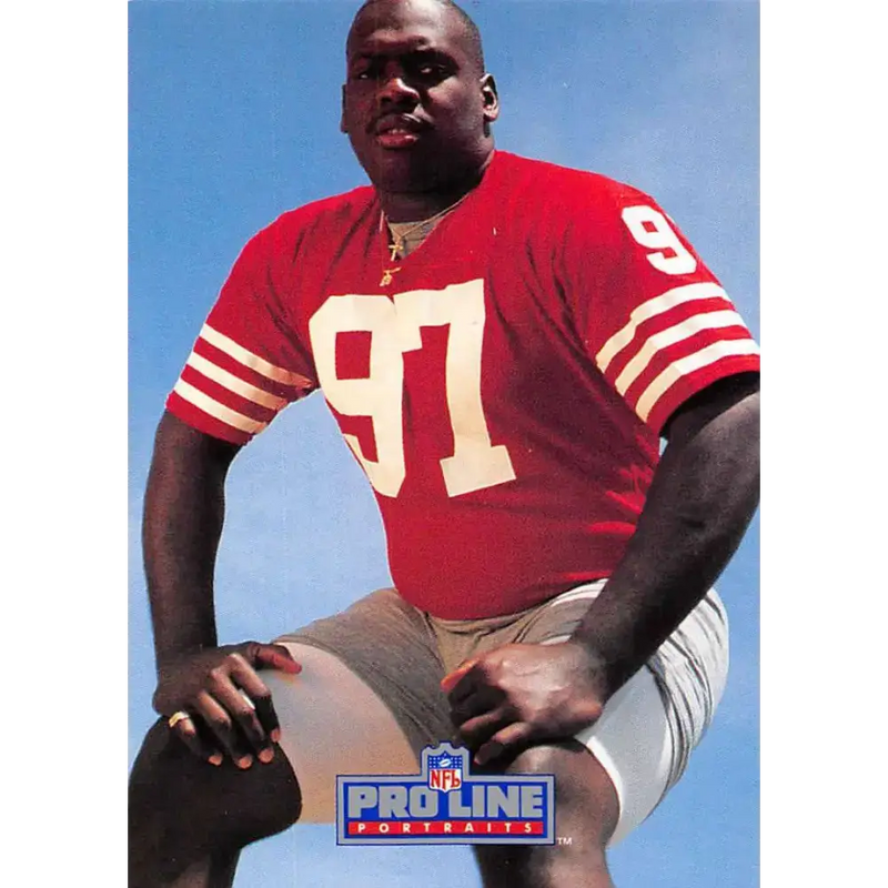 1991 Pro Line Portraits #272 Ted Washington EX-NM RC Rookie San Francisco 49ers Football Card - Football Card Single