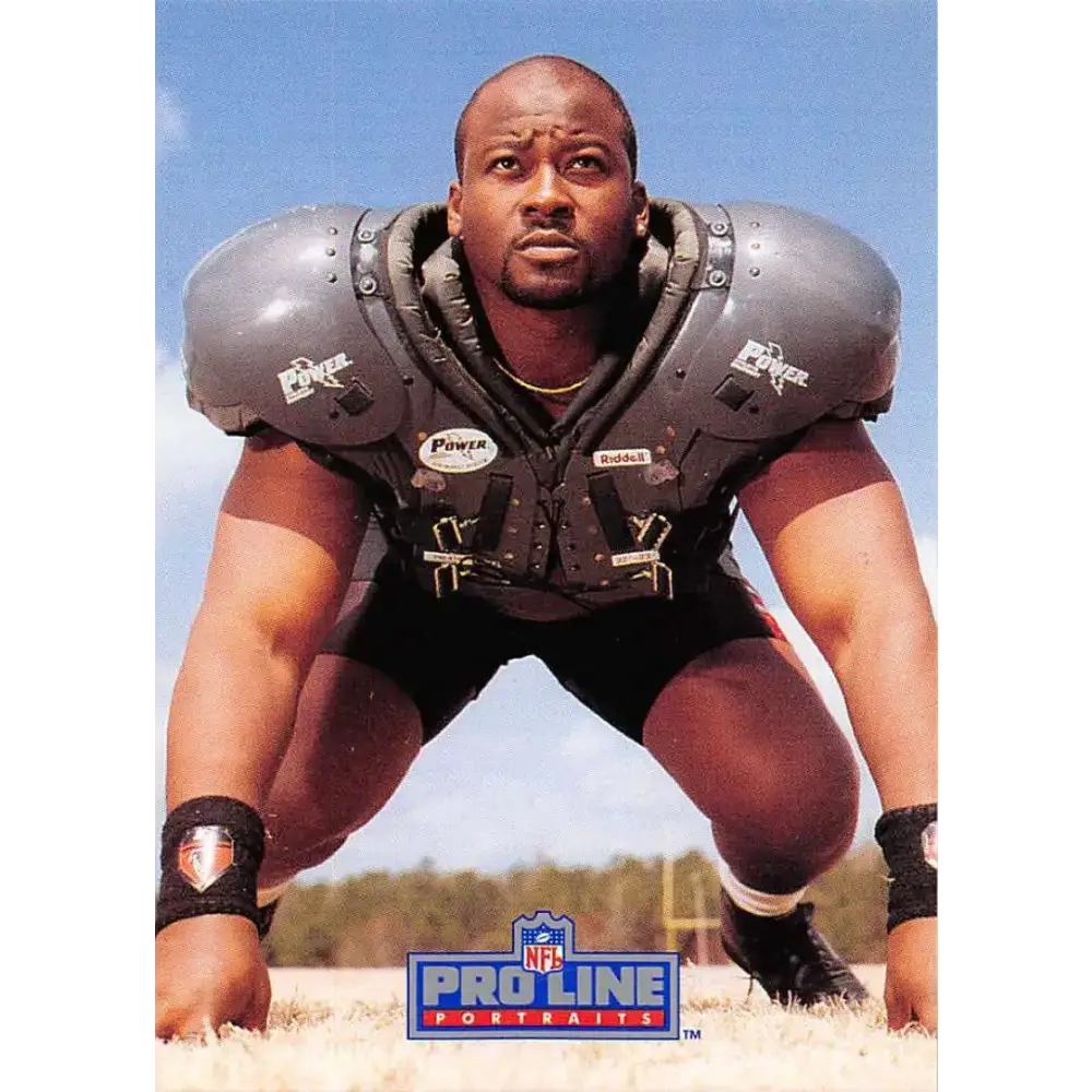 1991 Pro Line Portraits #276 Chris Hinton EX-NM Atlanta Falcons Football Card - Football Card Single