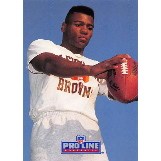 1991 Pro Line Portraits #282 Eric Turner EX-NM RC Rookie Cleveland Browns Football Card - Football Card Single