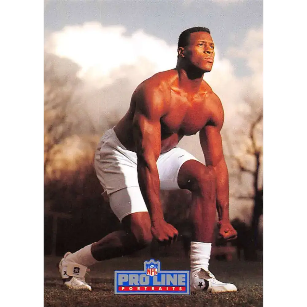 1991 Pro Line Portraits #284 Michael Cofer EX-NM Detroit Lions Football Card - Football Card Single