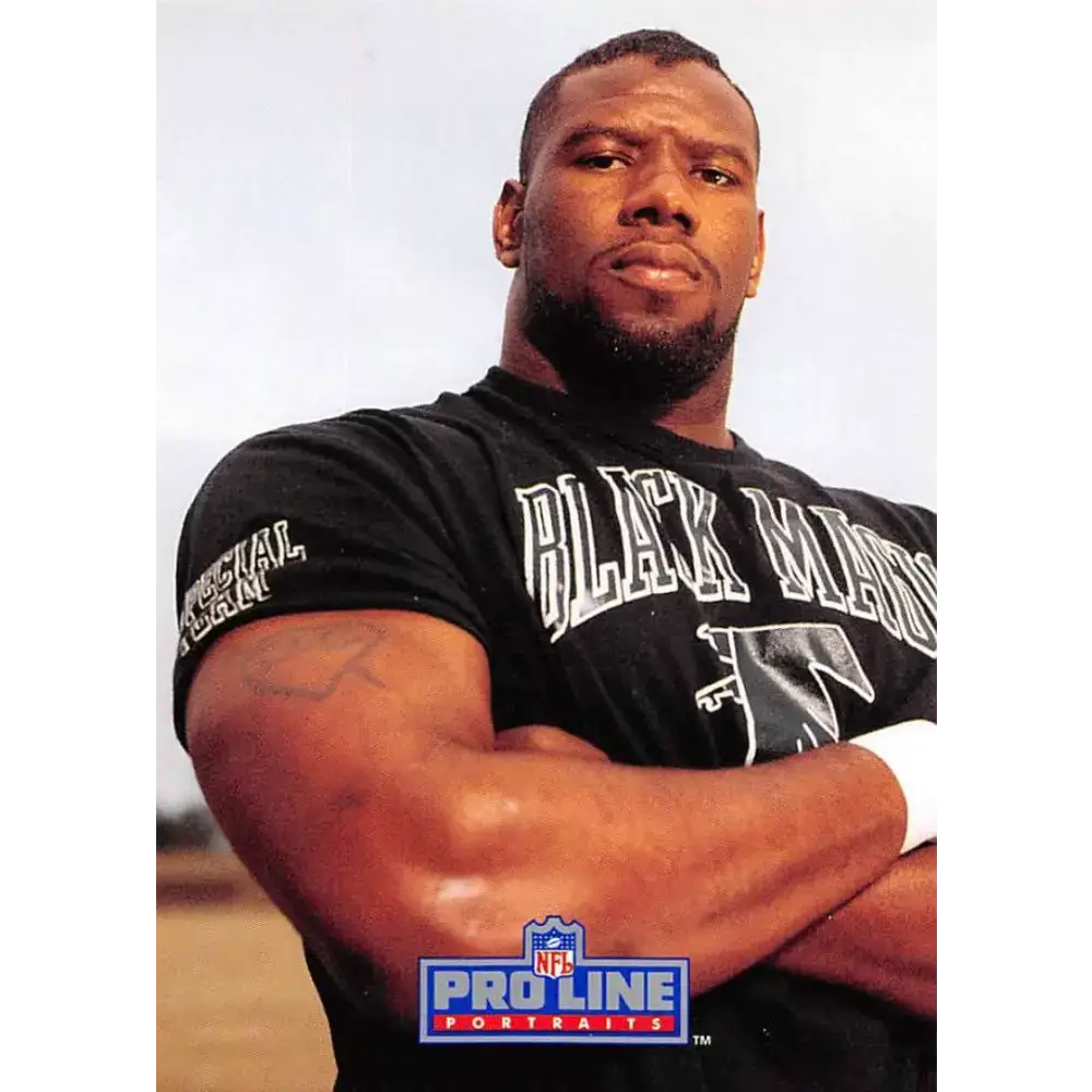 1991 Pro Line Portraits #285 Darion Conner EX-NM Atlanta Falcons Football Card - Football Card Single