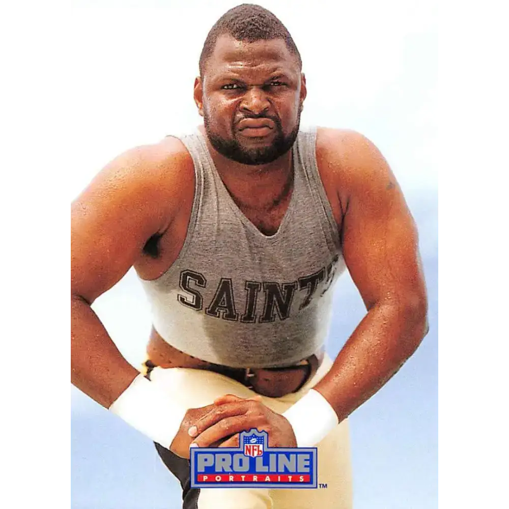 1991 Pro Line Portraits #293 Rickey Jackson EX-NM New Orleans Saints Football Card - Football Card Single