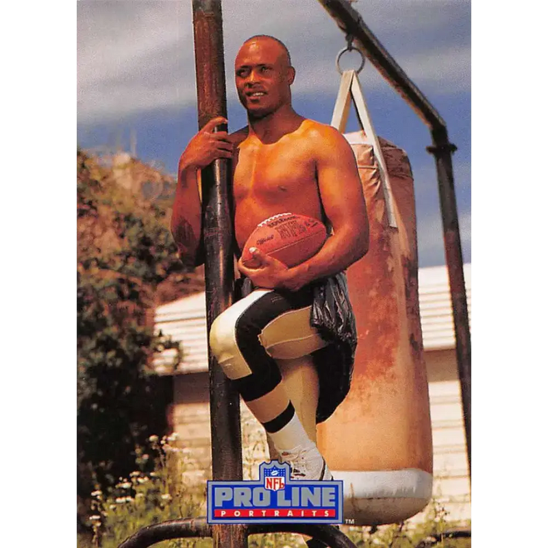 1991 Pro Line Portraits #295 Eric Martin EX-NM New Orleans Saints Football Card - Football Card Single