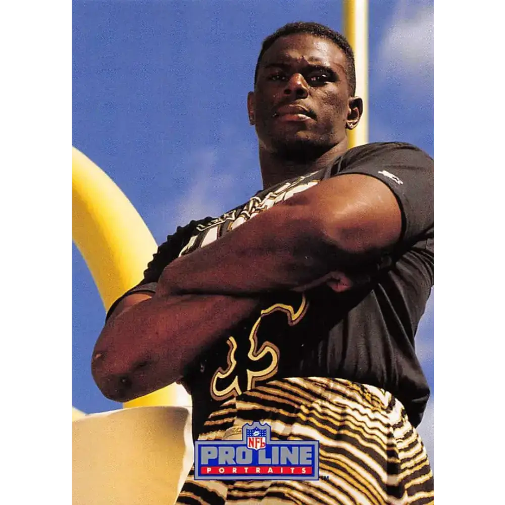 1991 Pro Line Portraits #296 Pat Swilling EX-NM New Orleans Saints Football Card - Football Card Single