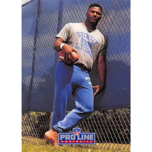 1991 Pro Line Portraits #299 Bennie Blades EX-NM Detroit Lions Football Card - Football Card Single